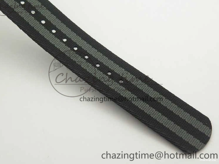 0113 2018 Seamaster Diver 300M VSF Best Edition Black Ceramic Dial on Black Gray Nato Strap A Unique 8057